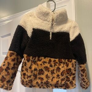 3T Faux Fur Pullover